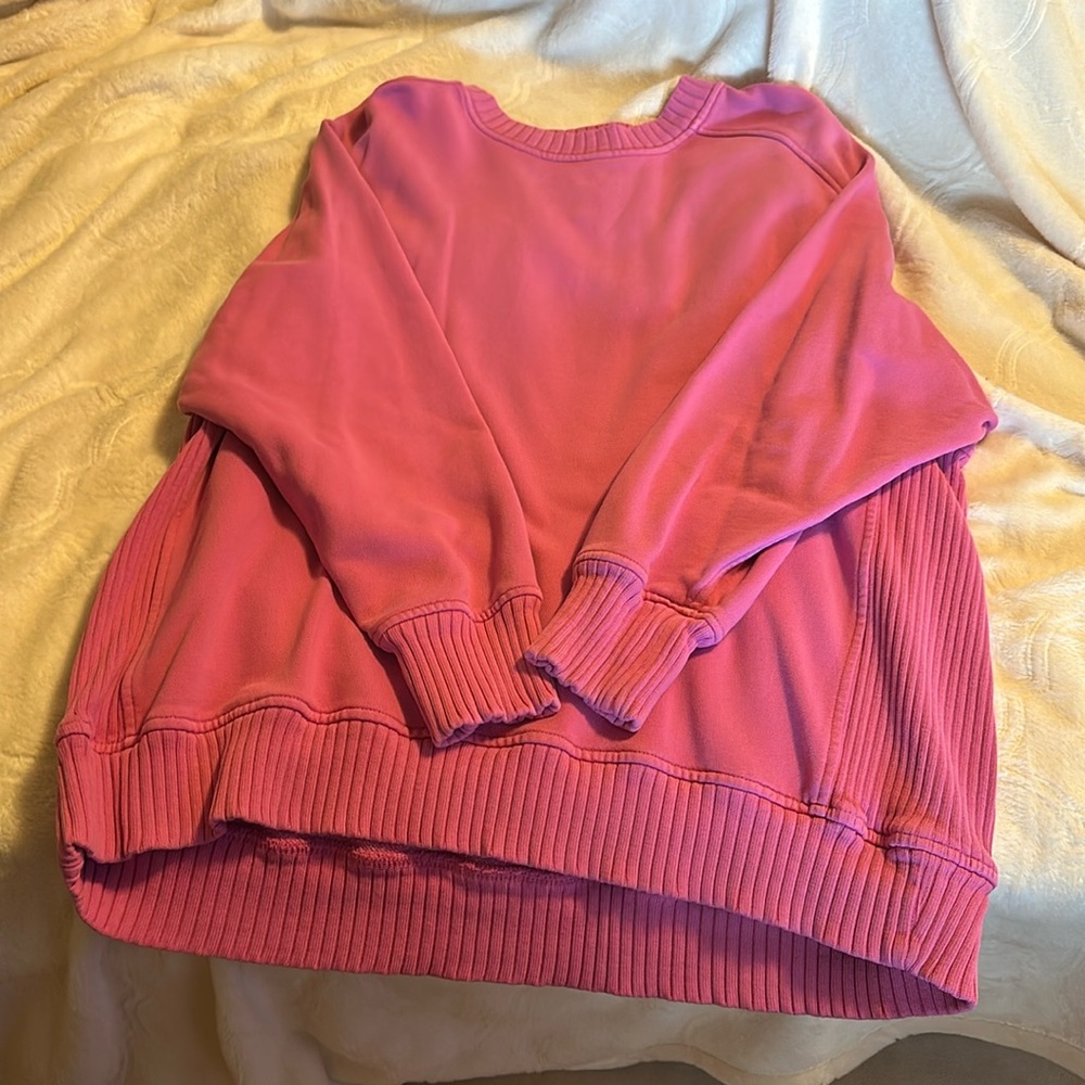 Pink aerie sweatshirt size large
